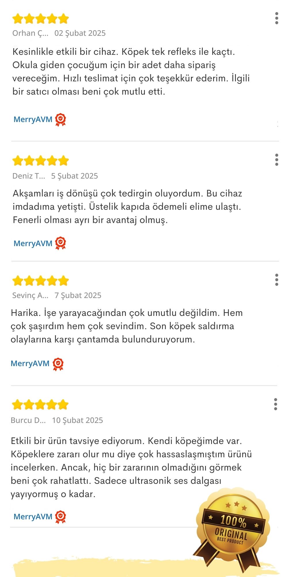 UltraSonik Köpek Kovucu Müşteri Yorumları 2